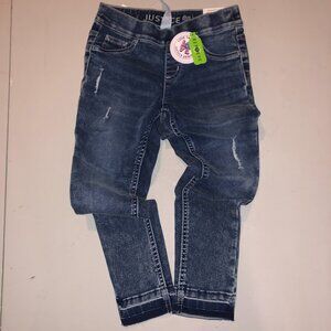 Justice not Walmart girls stretch jeans size 8 leggings in jeans style